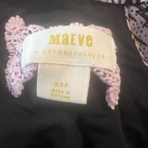 maeve by anthropologie Maxi Dress XSP Floral - Picture 3 of 5